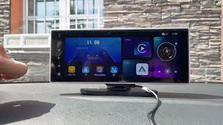 Monitor 11,26" s Apple CarPlay, Android auto, Bluetooth, kamerový vstup AHD