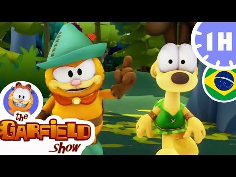 🐱 Garfield e Odie estão indo em uma aventura ! 🐶 - Episódio Completo HD