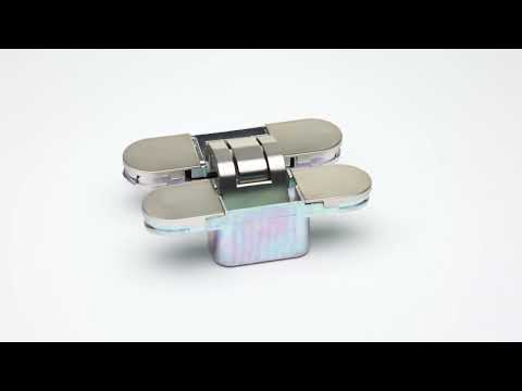 Миниатюра изображения товара Петля дверная Lockstyle Eclipse 2.0 (матовый никель)