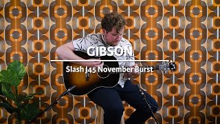 Video thumbnail for Gibson Slash J45 November Burst played by Milo Groenhuijzen | Demo @ The Fellowship of Acoustics by TFOA Demos