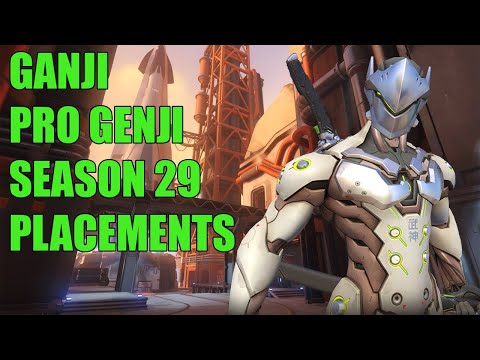 GANJI PRO GENJI GAMEPLAY 43 ELIMS 4K POTG - OVERWATCH SEASON 29