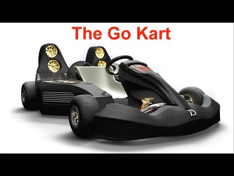 The Go Kart is faster than the Bugatti Veyron | Car and girl