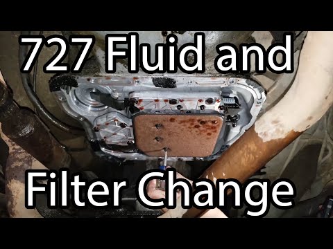 Changing the fluid/filter on a Torqueflite A727 Transmission (84 Ramcharger Used)