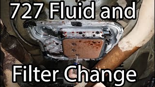 Changing the fluid/filter on a Torqueflite A727 Transmission (84 Ramcharger Used)