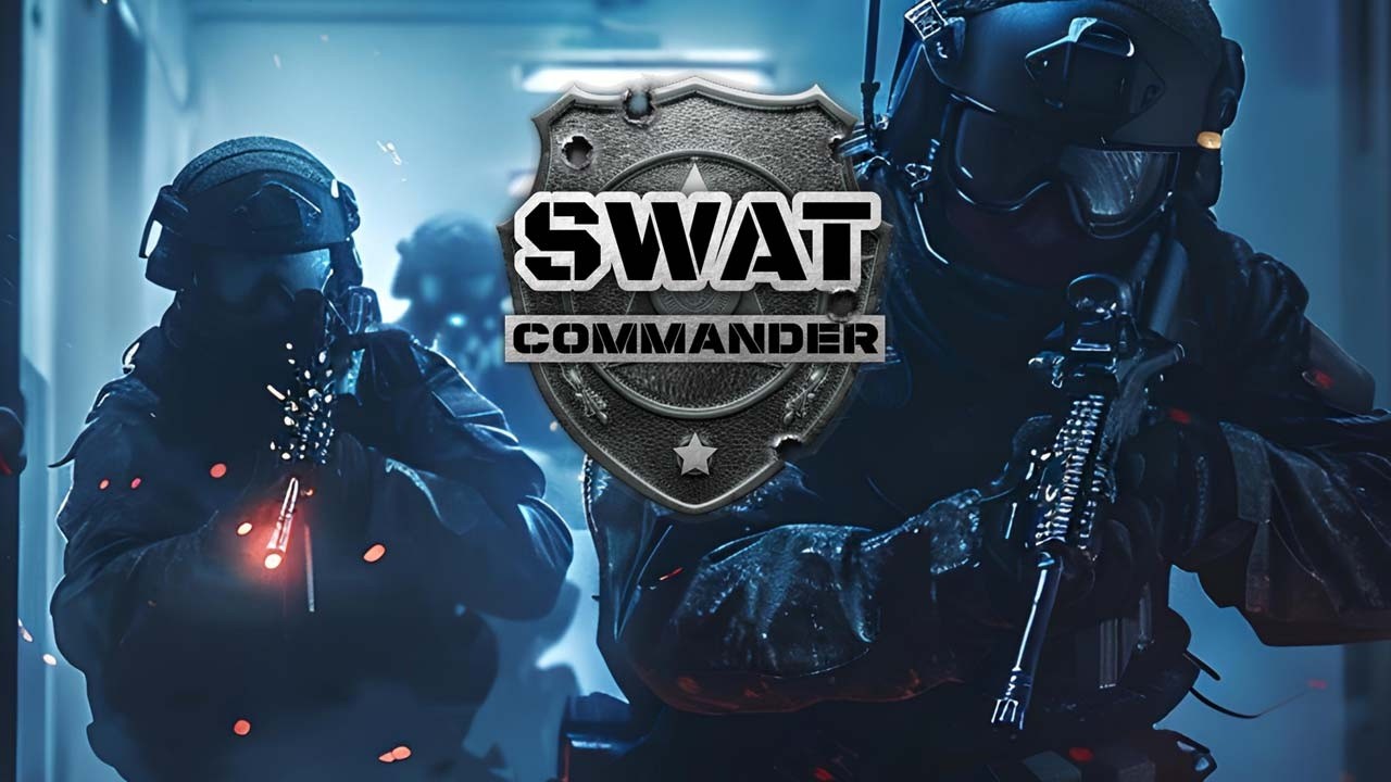 Promotional still showing SWAT breach action in tactical FPS gameplay