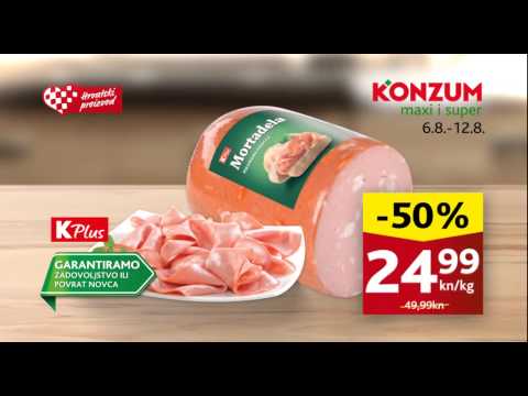 Konzum - Akcija katalog 06.08. - 12.08.2015.