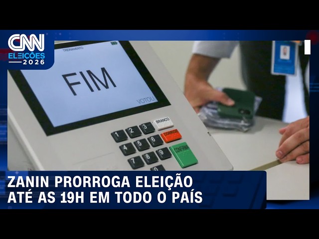Horário de votação é prorrogado até 19 horas em todo o Brasil | CNN ELEIÇÕES
