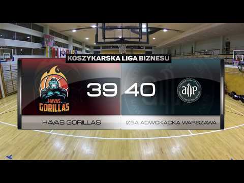 Havas Gorillas vs Izba Adwokacka Warszawa - XV kolejka - Warszawa - Koszykarska Liga Biznesu