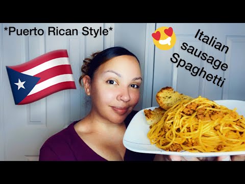 EASY **PUERTO RICAN ITALIAN SPAGHETTI** | HOME MADE...