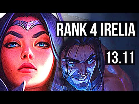 IRELIA vs SYLAS (TOP) | Rank 4 Irelia, 900+ games, 1.0M mastery | KR Challenger | 13.11