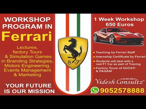 Ferrari Manufacturing Factory Tour Italy - Videsh Consultz