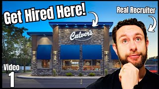 Culver’s Job Interview Questions and Answers - How to Get Hired at Culver’s 