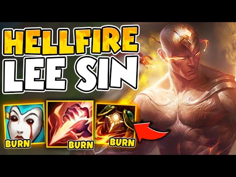 I TOOK MY HELLFIRE LEE SIN BUILD INTO DIAMOND ELO (AND IT WORKED) - League of Legends