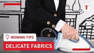 How to properly iron various types of delicate fabrics | Ironing Tips from Arlette Marcel | T-fal