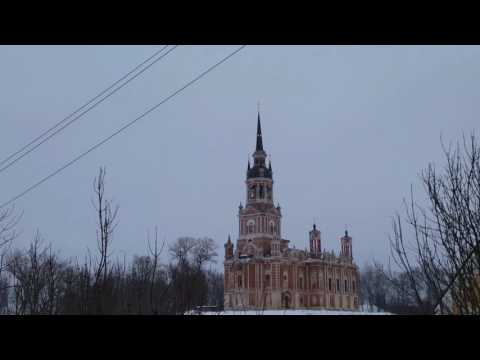 Nikolaus-Kirche in Russland - Stadt Moschaisk - Video footage Doku aus Russland