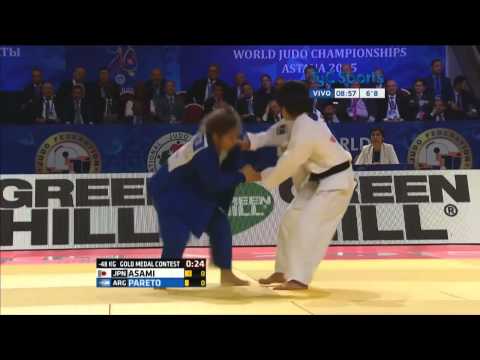 [Judo] Paula Pareto (-48kg.) campeona del mundo en Mundial de Kazajistán