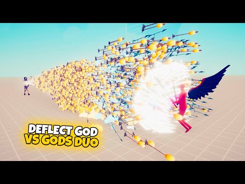 DEFLECT GOD vs GODS DUOS | TABS Totally Accurate Battle Simulator Gameplay