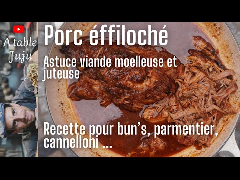 Effiloché de porc au four en cocotte - Recette savoureuse et facile !