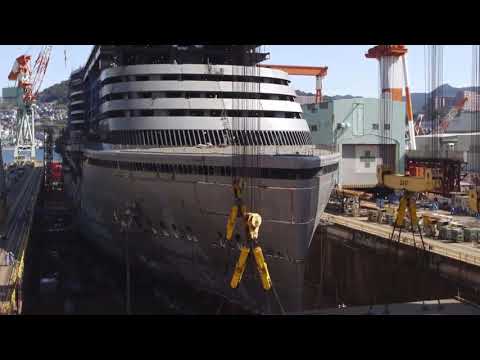Cruise Ship Construction time lapse