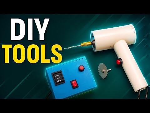 DIY Mini Drill & Cutter Machine | Powerful Homemade Tool