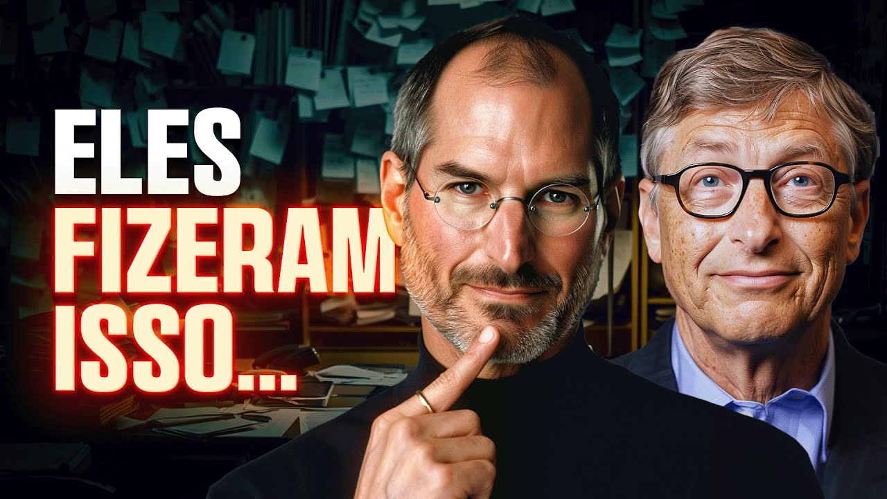 ELIMINE a Procrastinação: Insights de Steve Jobs e Bill Gates