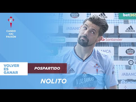 Nolito reacciona al 6-0 ante el Alavés: "No se puede pedir más"
