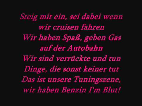 Akustikrausch - Benzin im Blut with lyrics
