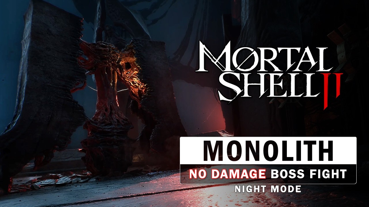 Mortal Shell 2 - The Monolith Boss Fight (No Damage / Night Mode)