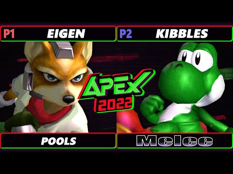 Apex 2022 - Eigen (Fox) Vs. Kibbles (Yoshi) SSBM Melee Tournament