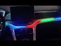 LED ambientní osvětlení RGB do USB - Bluetooth / dálkový ovladač (1,1+0,37m) - Video Youtube