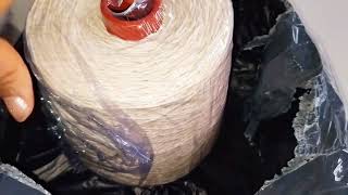 🧵 Fiz uma pequena compra de barbante, pra uma encomenda. 