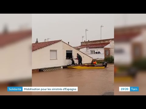 Appel aux dons pour les sinistrés d'Utiel, une ville d'Espagne dévastée par les inondations