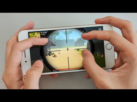 Rocket Royale 4 Fingers Claw Handcam On iPhone 8 Plus