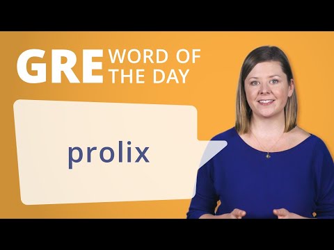 GRE Vocab Word of the Day: Prolix | Manhattan Prep
