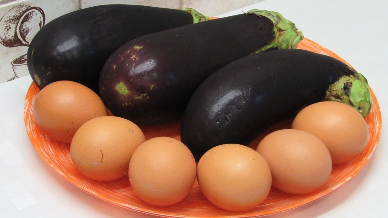 На Ужин! Простой Рецепт баклажанов в омлете На вкус баклажаны как грибы!