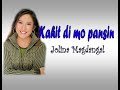 Kahit di mo Pansin Lyrics By Jolina Magdangal