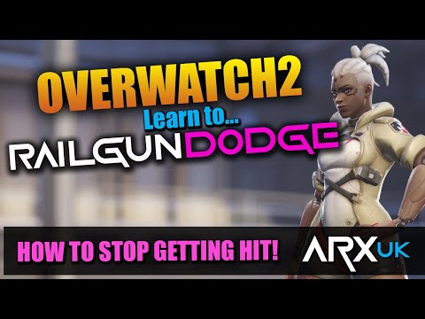 DODGE Sojourn's RAILGUN Like a PRO (Overwatch 2 Gameplay Guide) (T500 Moira)
