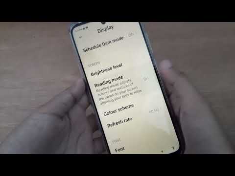 Poco X3 reading mode settings,How to turn off reading mode Poco X3 Pro