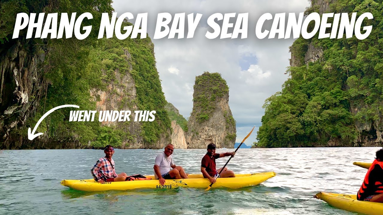 Explore Phang Nga Bay's caves through canoeing tour.