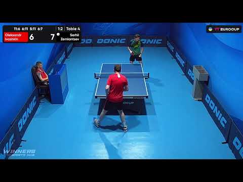 11:35 Oleksandr Ivashkin - Serhii Zemiantsev 15.07.2023 TT Euro.Cup Ukraine Master. Table 4
