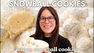 Lemon Snowball Cookies