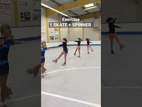 Exercise for spins with 1️⃣ SKATE + SPINNER❕#patinajeartistico #rollerskating #shorts #sports #spin