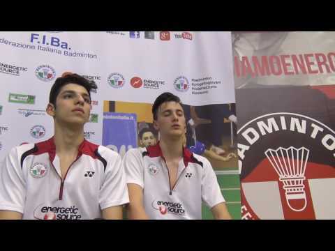 YONEX ITALIAN JUNIOR 2017, day 2:  Fabio Caponio e Giovanni Toti