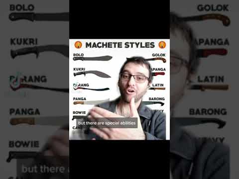 Machete types #sword #history #nerd #martialarts #fencing