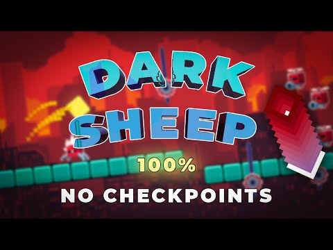 Dark Sheep 100% No Checkpoints (9/10 Difficulty) - The Impossible Game 2