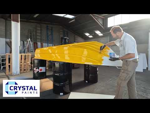 how to paint a aluminium boat tinny - Crystal Paints marine paint