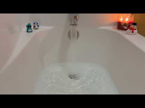 10 Hours Bathtub Filling Sound | Relaxing ASMR Water Sounds for Sleep Aid