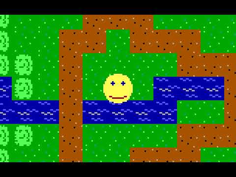 CGA bidirectional scrolling demo