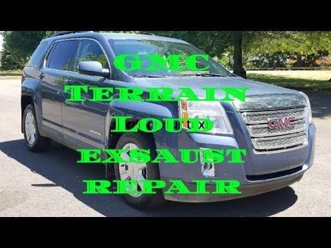 GMC terrain loud Exhaust repair muffler resonator replacement