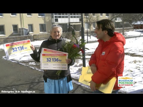 Härliga vinnare i Skärholmen överraskas av Daniel Paris - Postkodlotteriet